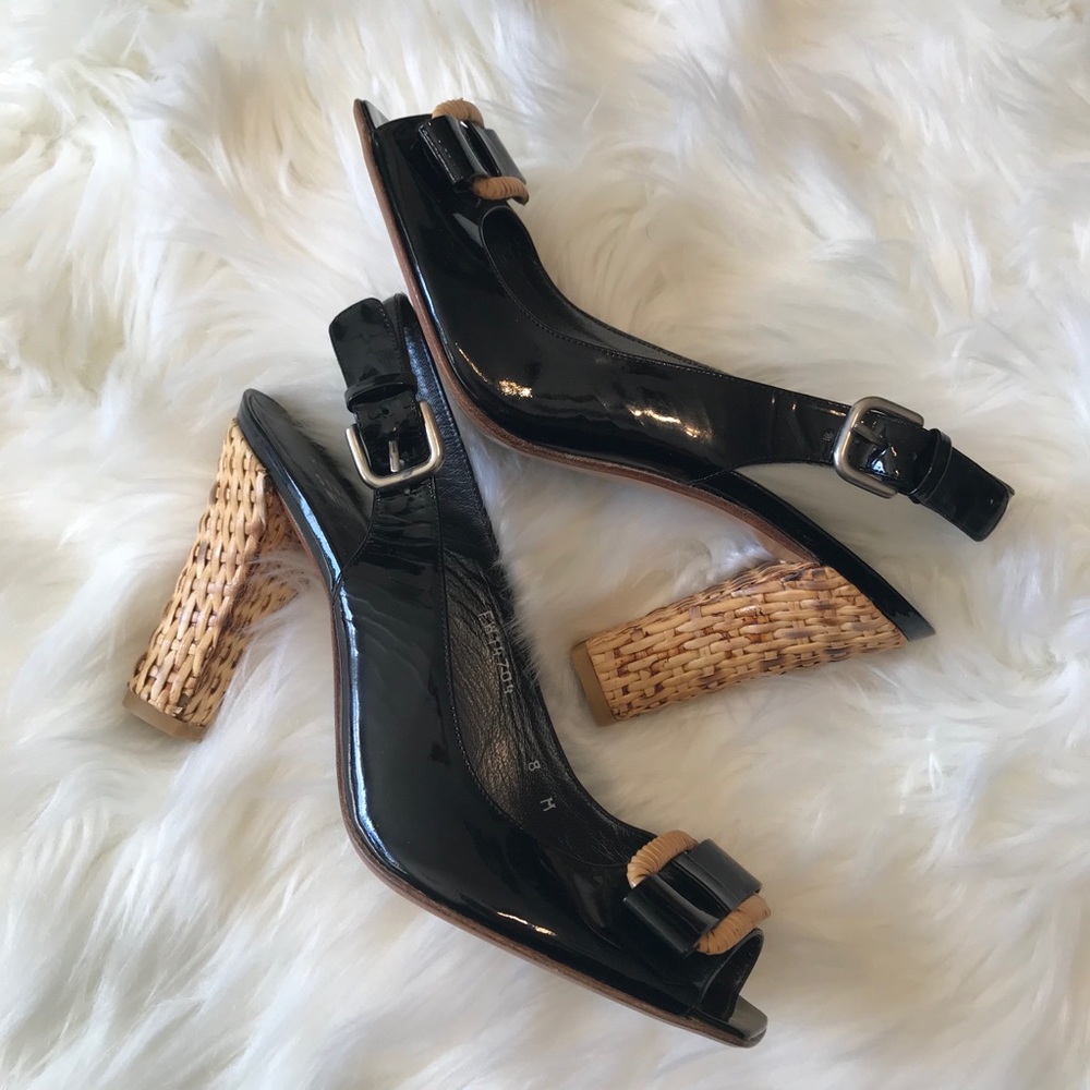 Stuart Weitzman peep toe heels